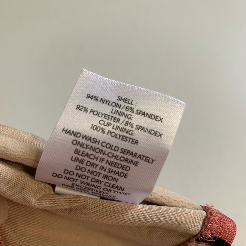 Shade & Shore Boho Southwest Striped Bikini Top Swimwear Size 36B NWT - Picture 11 of 13